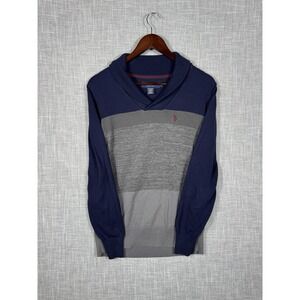 US Polo Assn‎ Acrylic Blend Sweater Two Toned Mens Small